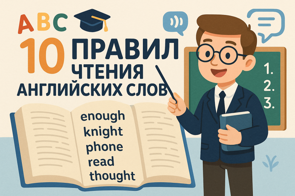 10 простых правил для чтения английских слов